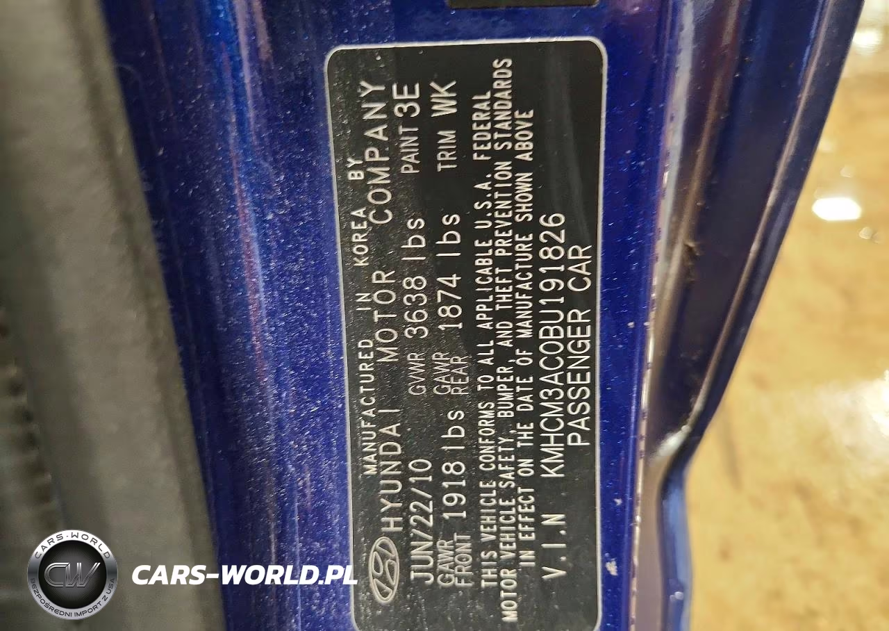 2011 Hyundai Accent Gl VIN:KMHCM3AC0BU191826 - 13
