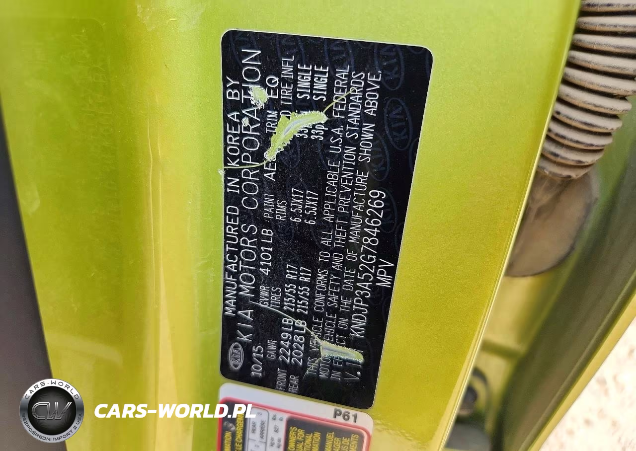 2016 Kia Soul + VIN:KNDJP3A52G7846269 - 12
