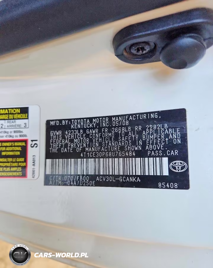 2008 Toyota Camry Solara Se VIN:4T1CE30P68U765484 - 12