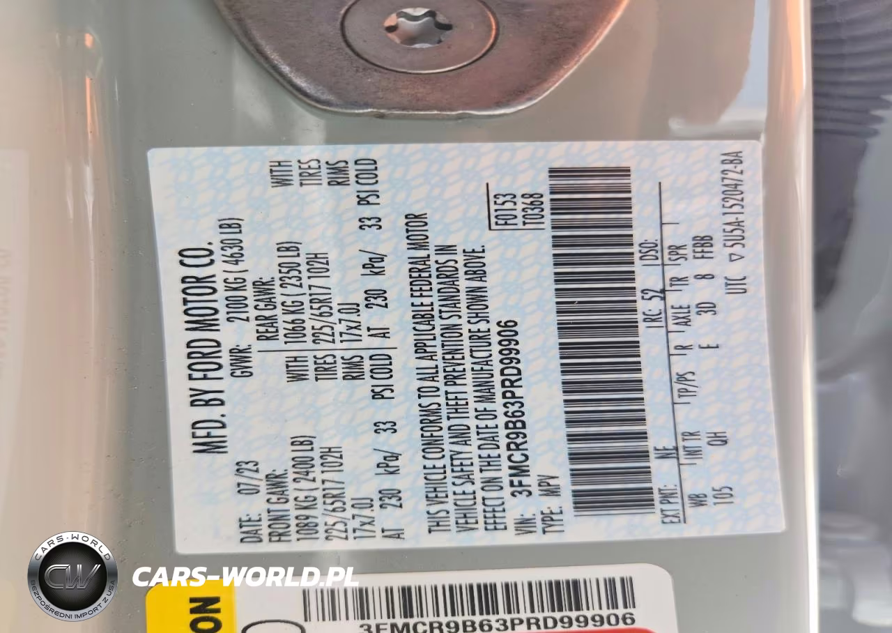 2023 Ford Bronco Sport Big Bend VIN:3FMCR9B63PRD99906 - 13