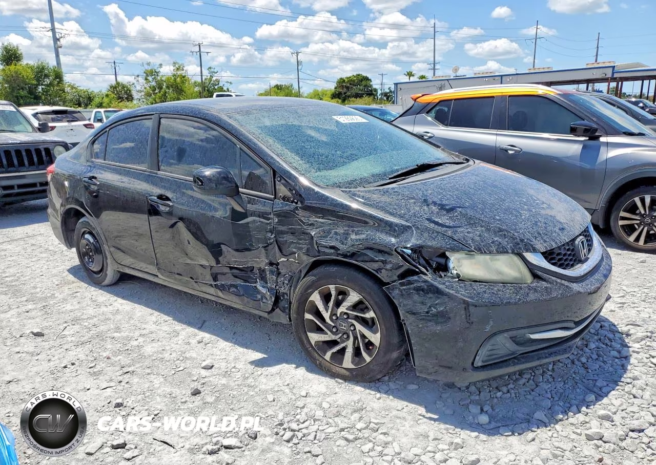 2013 Honda Civic Lx VIN:19XFB2F50DE010382 - 4