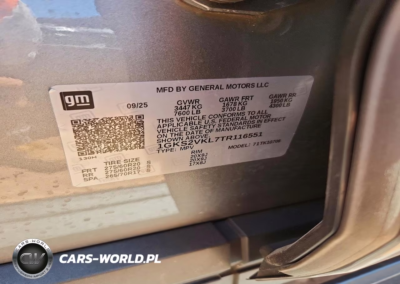 2026 GMC Yukon At4 Ultimate VIN:1GKS2VKL7TR116551 - 14