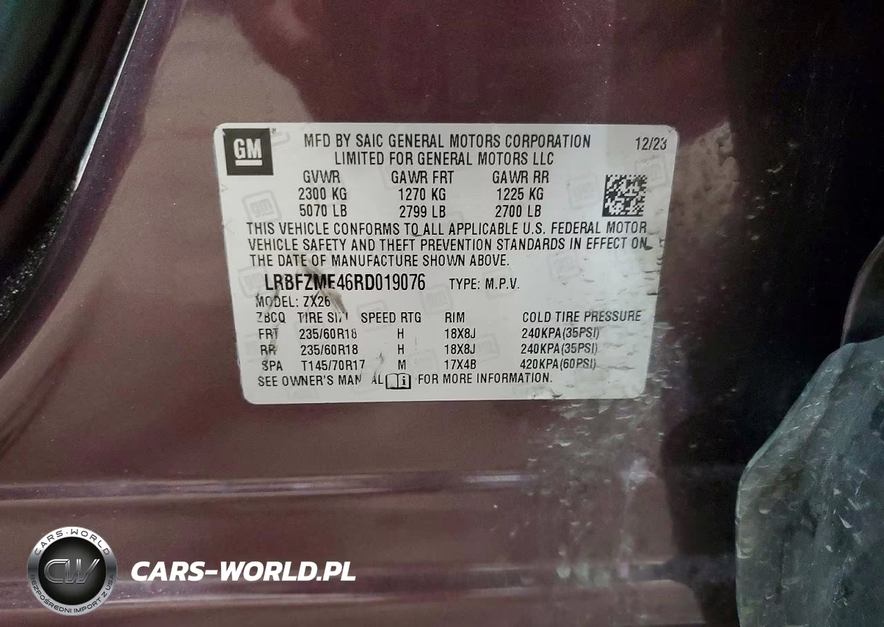 2024 Buick Envision Preferred VIN:LRBFZME46RD019076 - 13