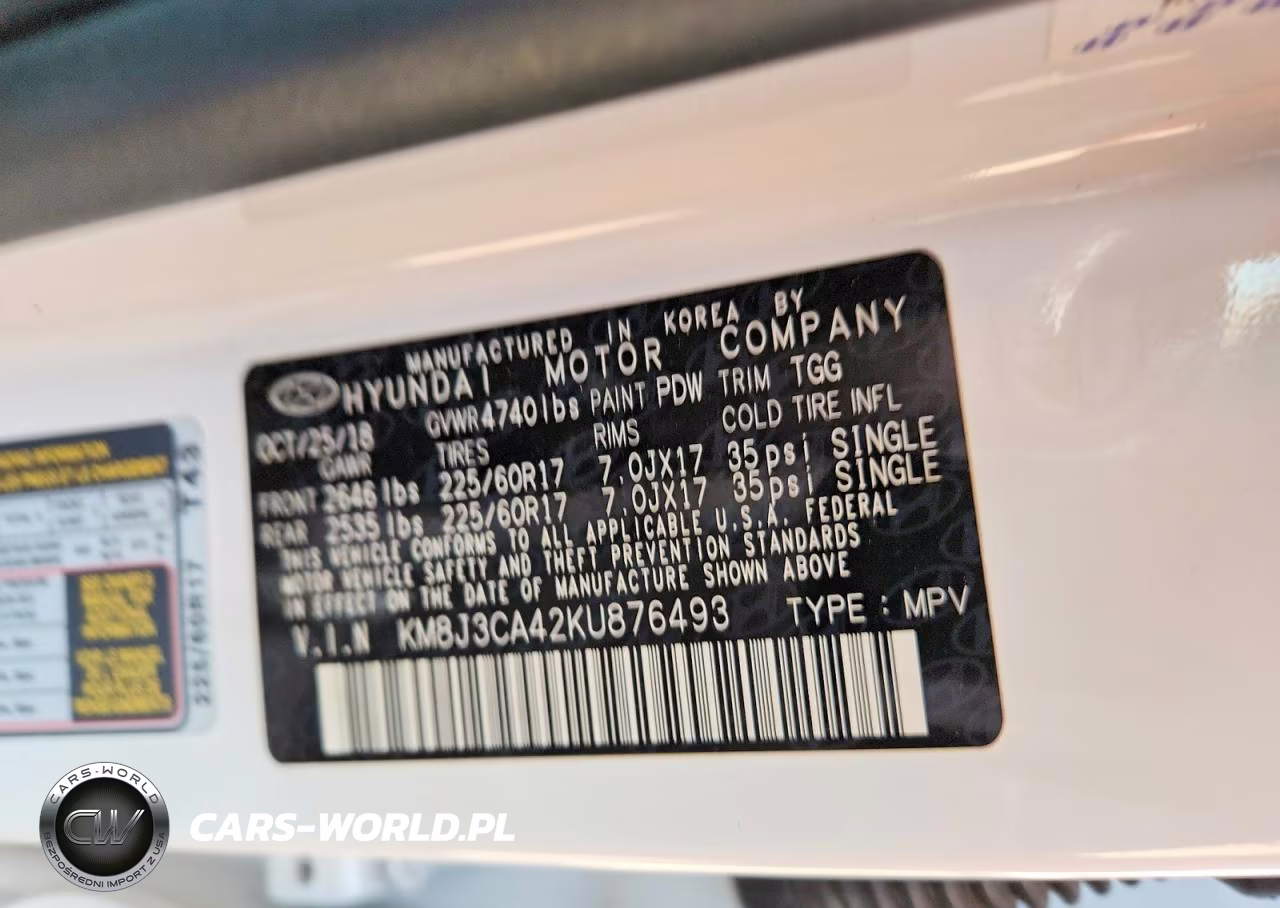 2019 Hyundai Tucson Value VIN:KM8J3CA42KU876493 - 13