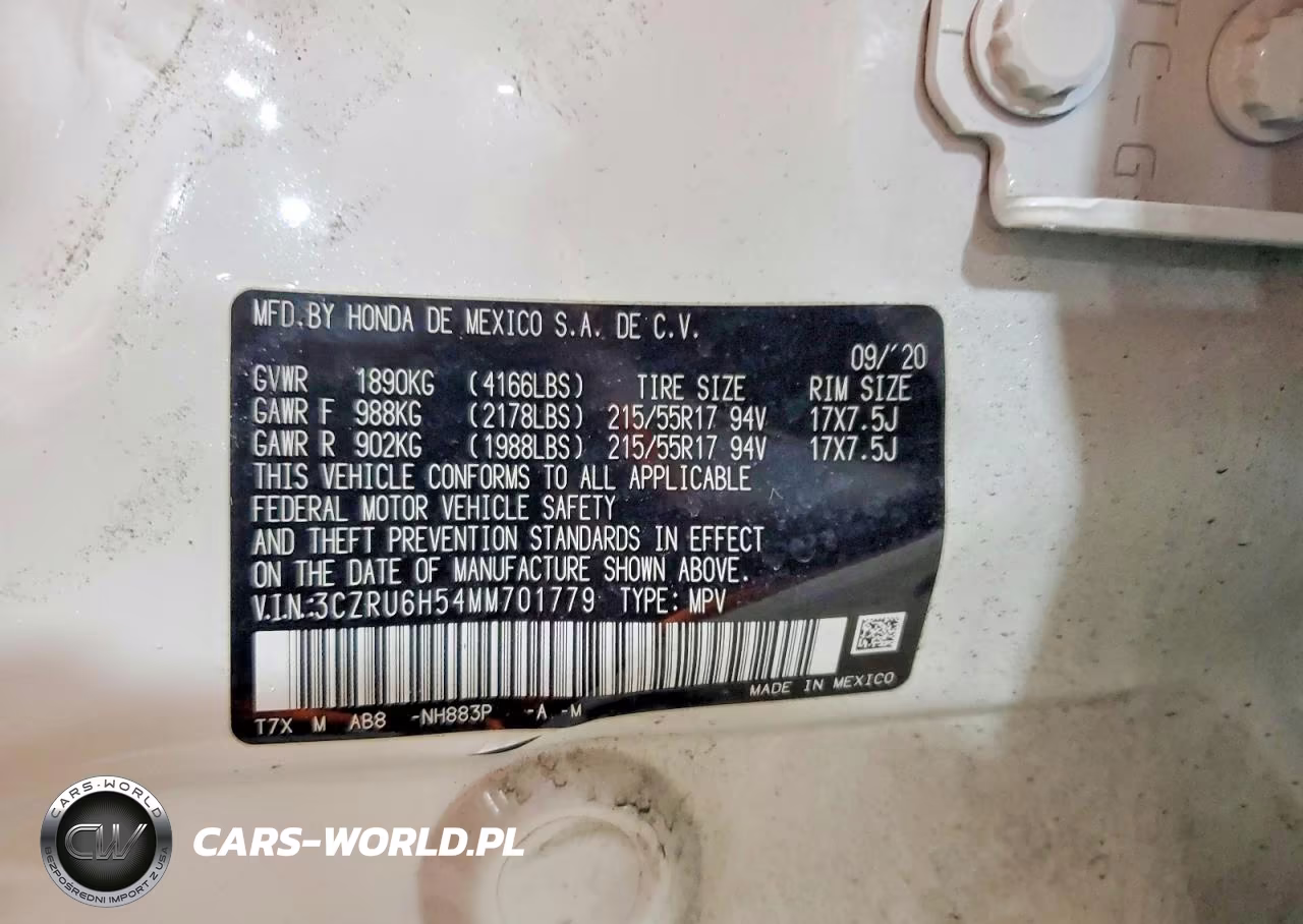 2021 Honda Hr-V Ex VIN:3CZRU6H54MM701779 - 13