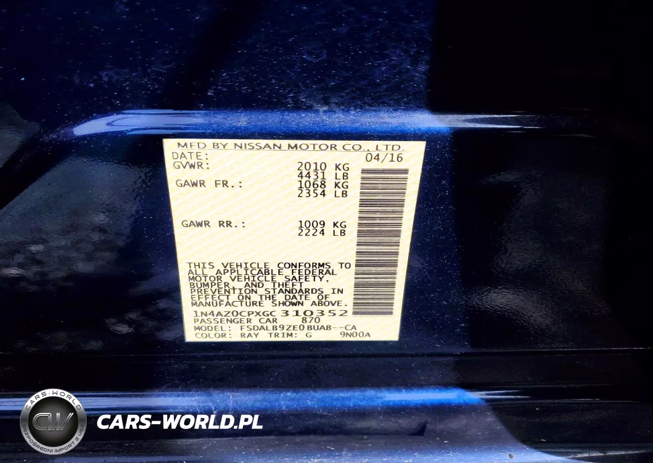 2016 Nissan Leaf S VIN:1N4AZ0CPXGC310352 - 14