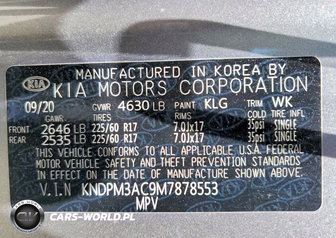2021 Kia Sportage Lx VIN:KNDPM3AC9M7878553 - 14