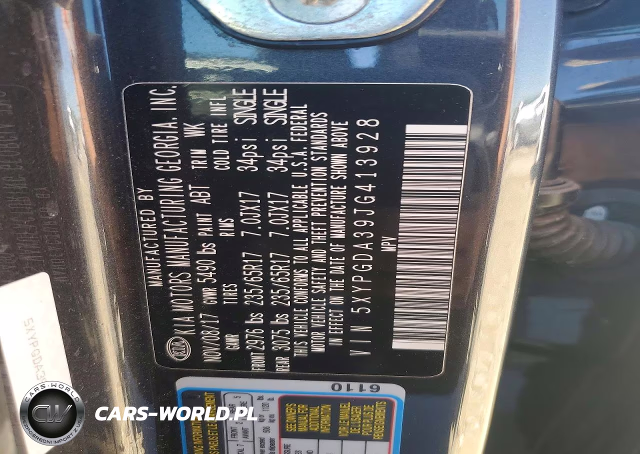 2018 Kia Sorento Lx VIN:5XYPGDA39JG413928 - 13