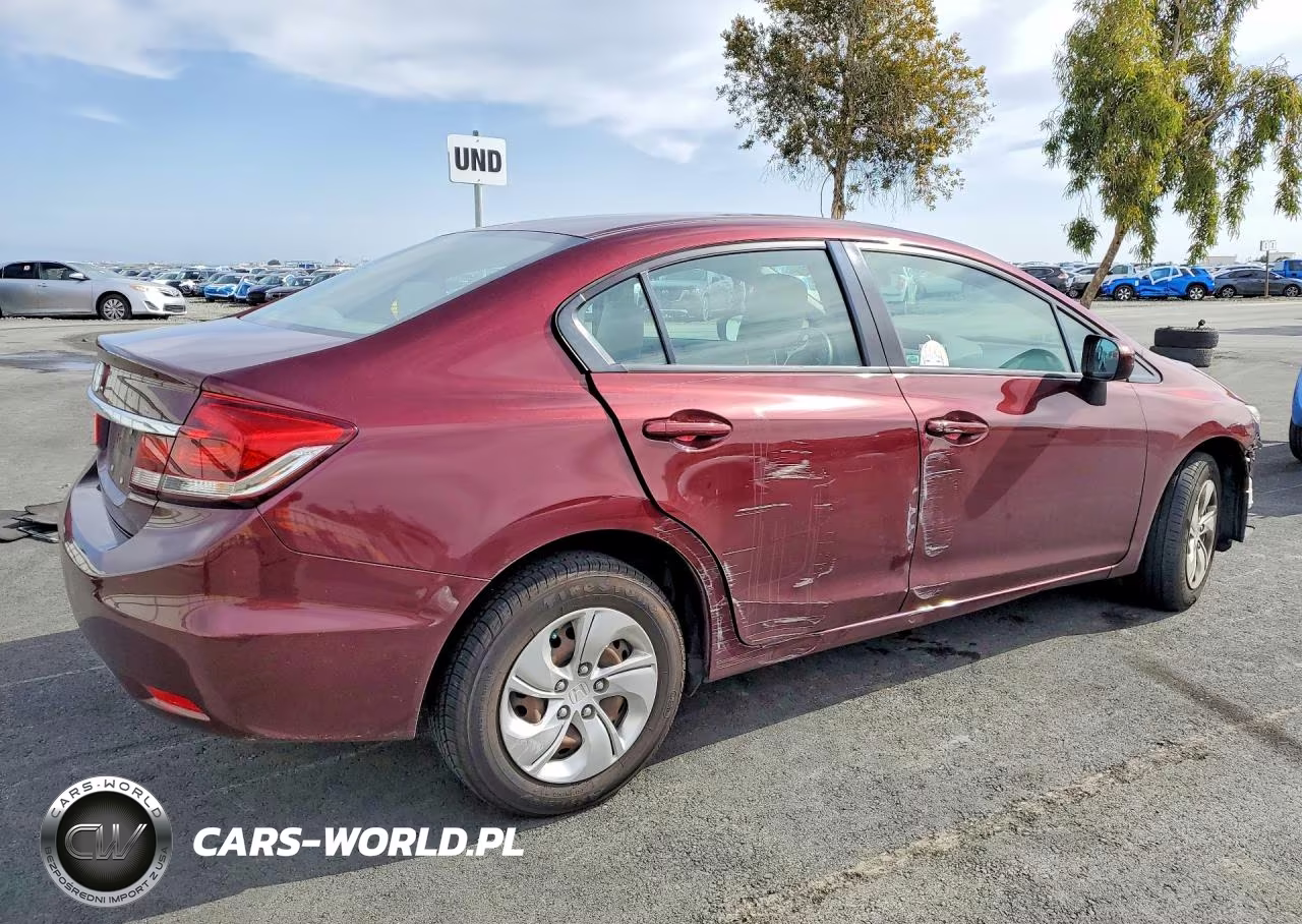 2015 Honda Civic Lx VIN:19XFB2F54FE293890 - 3