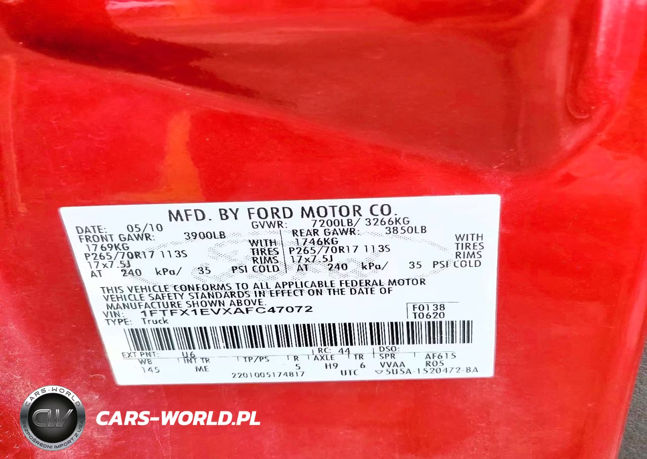 2010 Ford F150 Super Cab VIN:1FTFX1EVXAFC47072 - 12