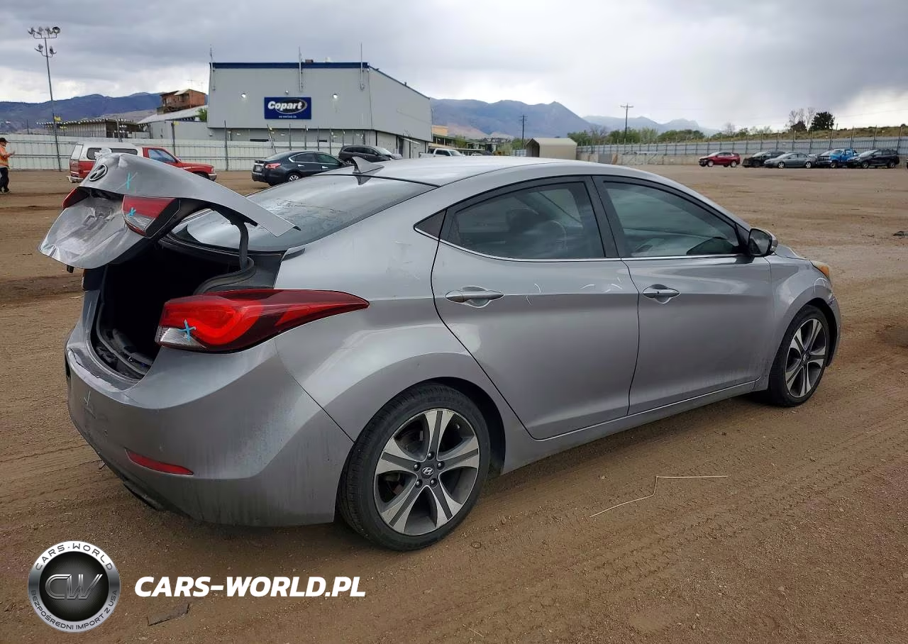 2014 Hyundai Elantra Sport VIN:KMHDH4AH0EU105901 - 3