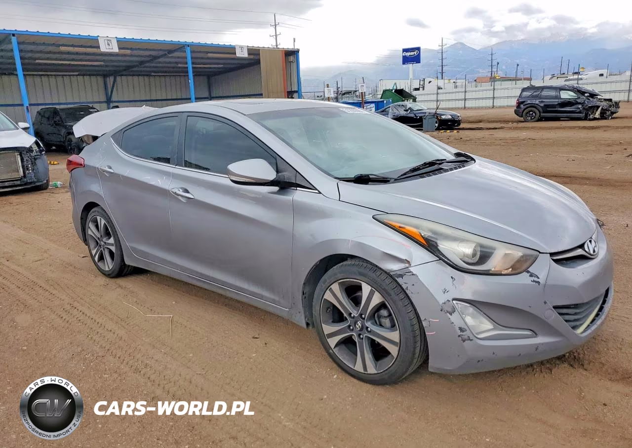 2014 Hyundai Elantra Sport VIN:KMHDH4AH0EU105901 - 4