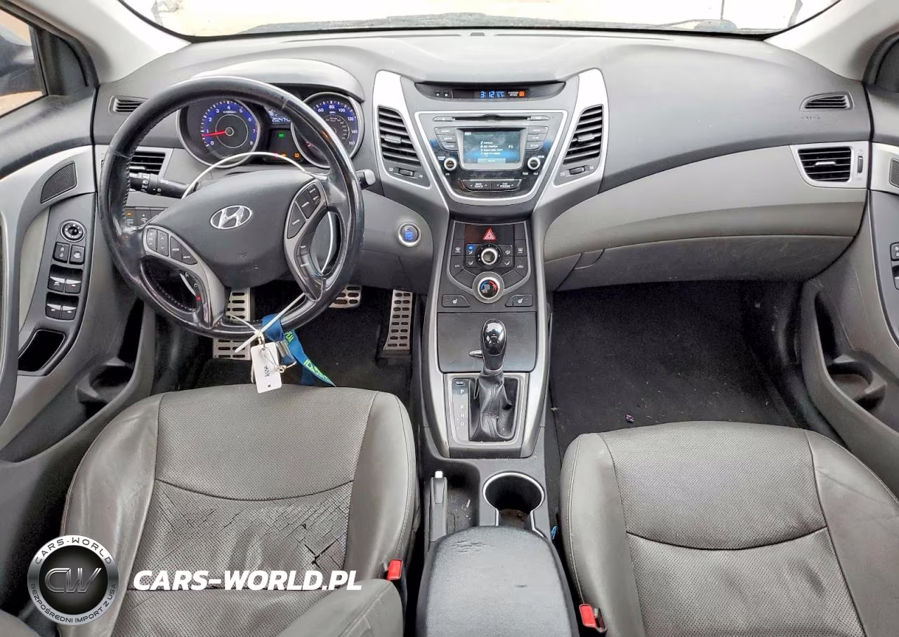 2014 Hyundai Elantra Sport VIN:KMHDH4AH0EU105901 - 8