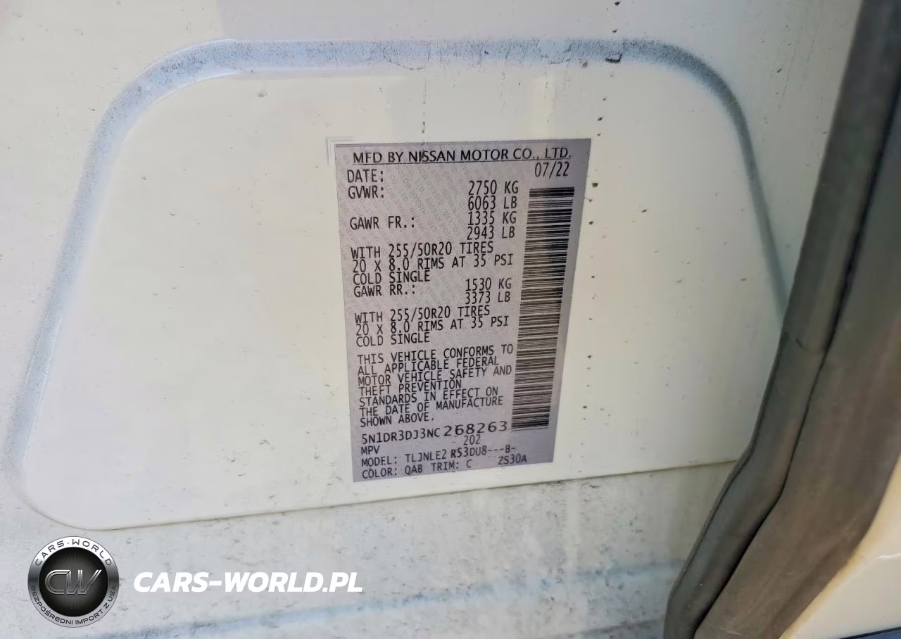 2022 Nissan Pathfinder Platinum VIN:5N1DR3DJ3NC268263 - 12