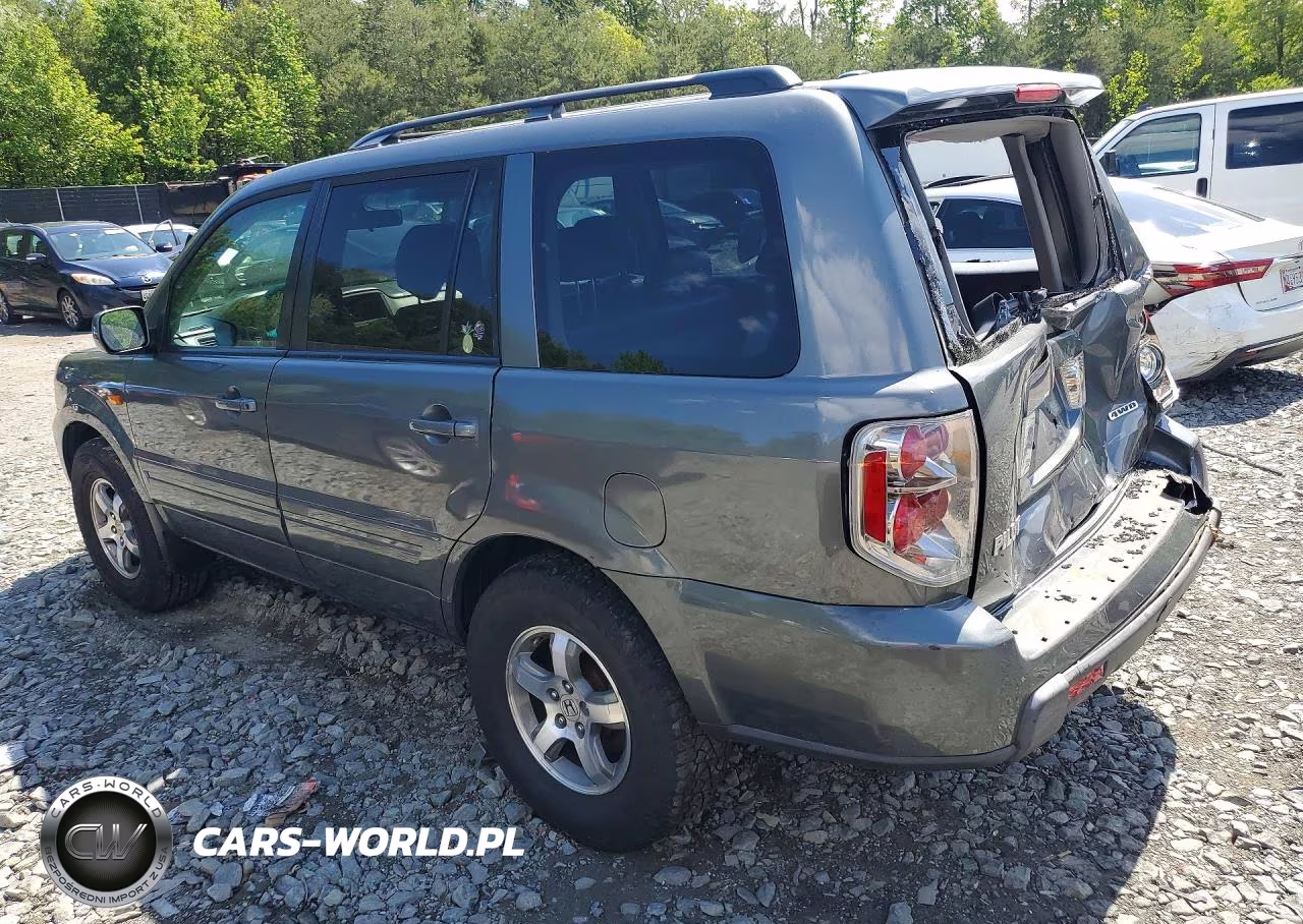 2008 Honda Pilot Exl VIN:5FNYF18698B022849 - 2