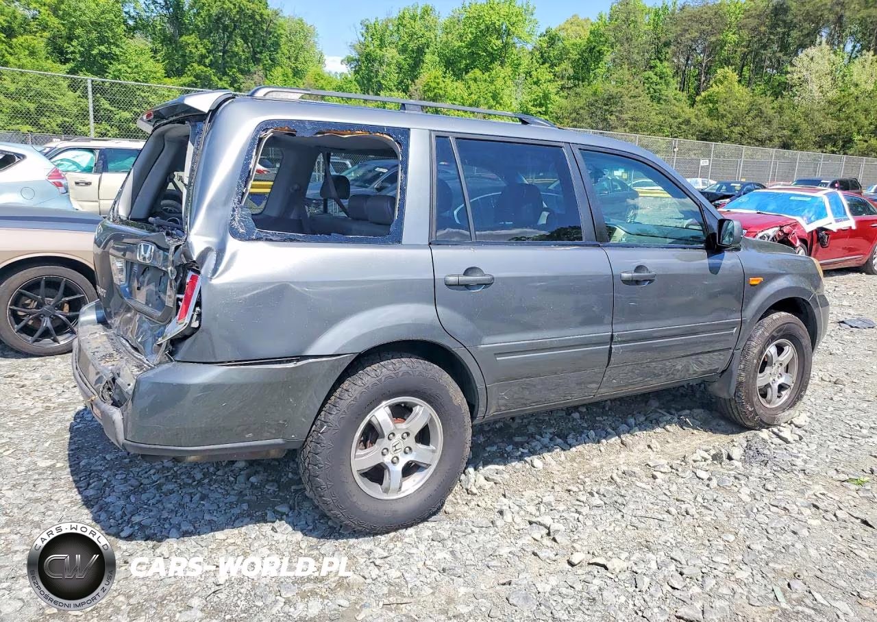2008 Honda Pilot Exl VIN:5FNYF18698B022849 - 3