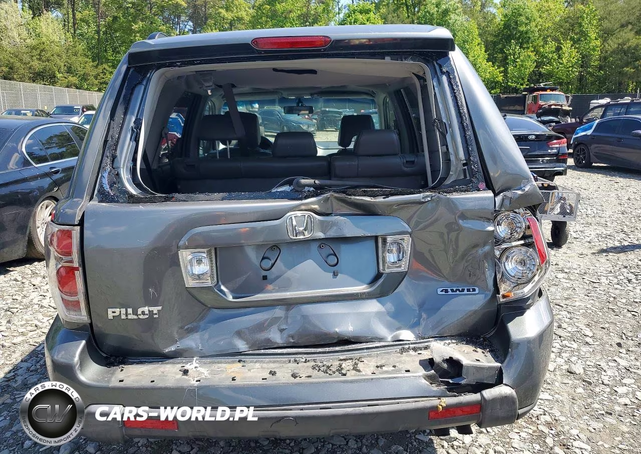 2008 Honda Pilot Exl VIN:5FNYF18698B022849 - 6