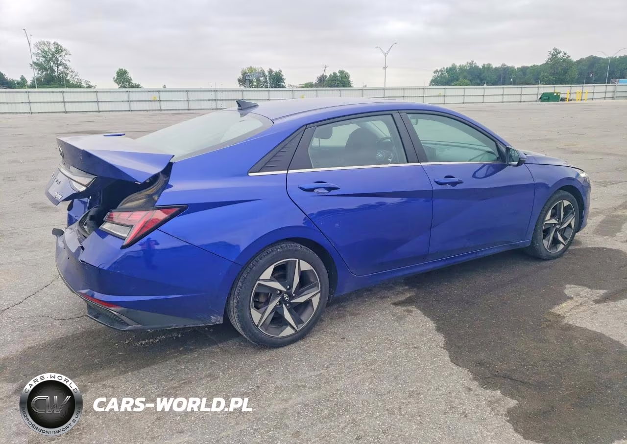 2022 Hyundai Elantra Hybrid Limited VIN:KMHLN4AJ6NU013960 - 3
