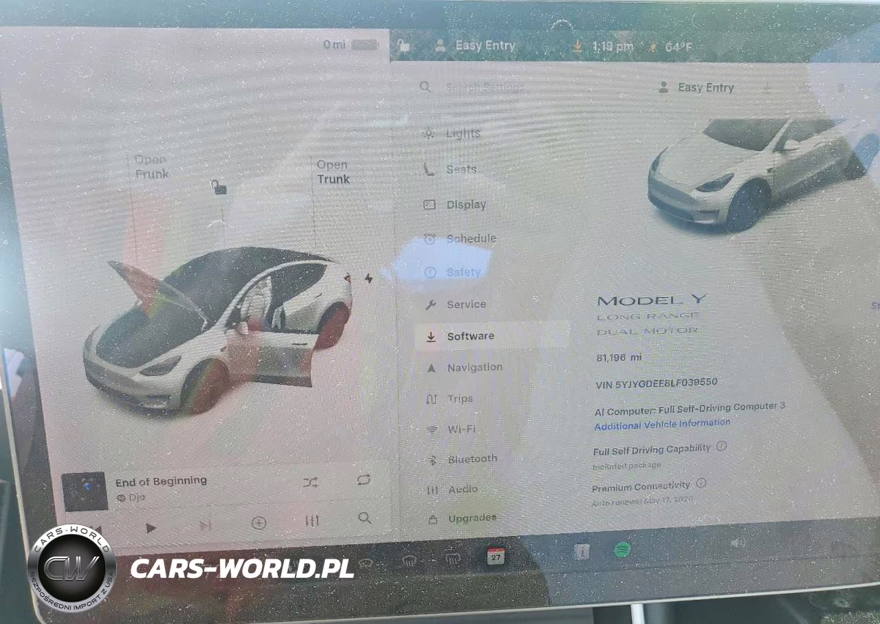 2020 Tesla Model Y VIN:5YJYGDEE8LF039550 - 9