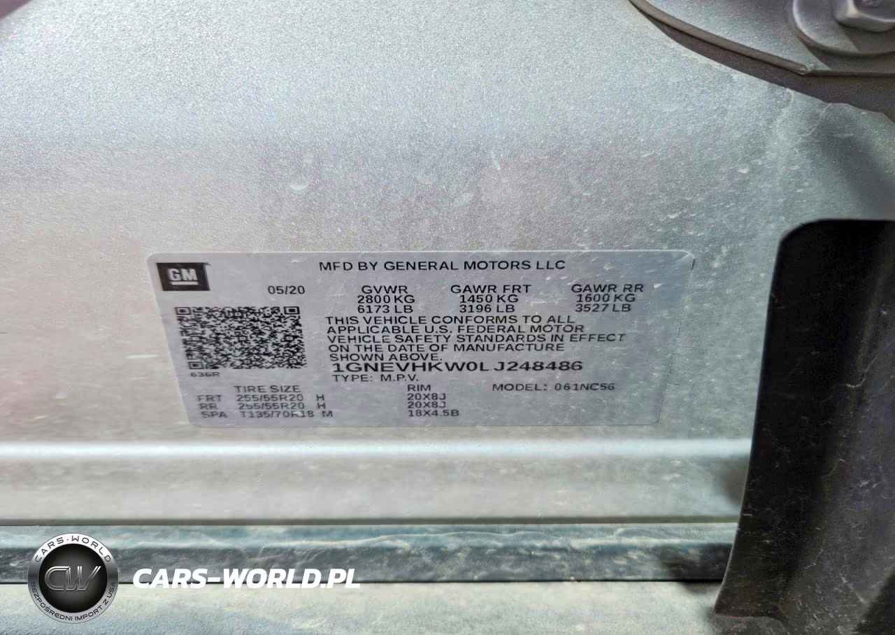 2020 Chevrolet Traverse Lt VIN:1GNEVHKW0LJ248486 - 13