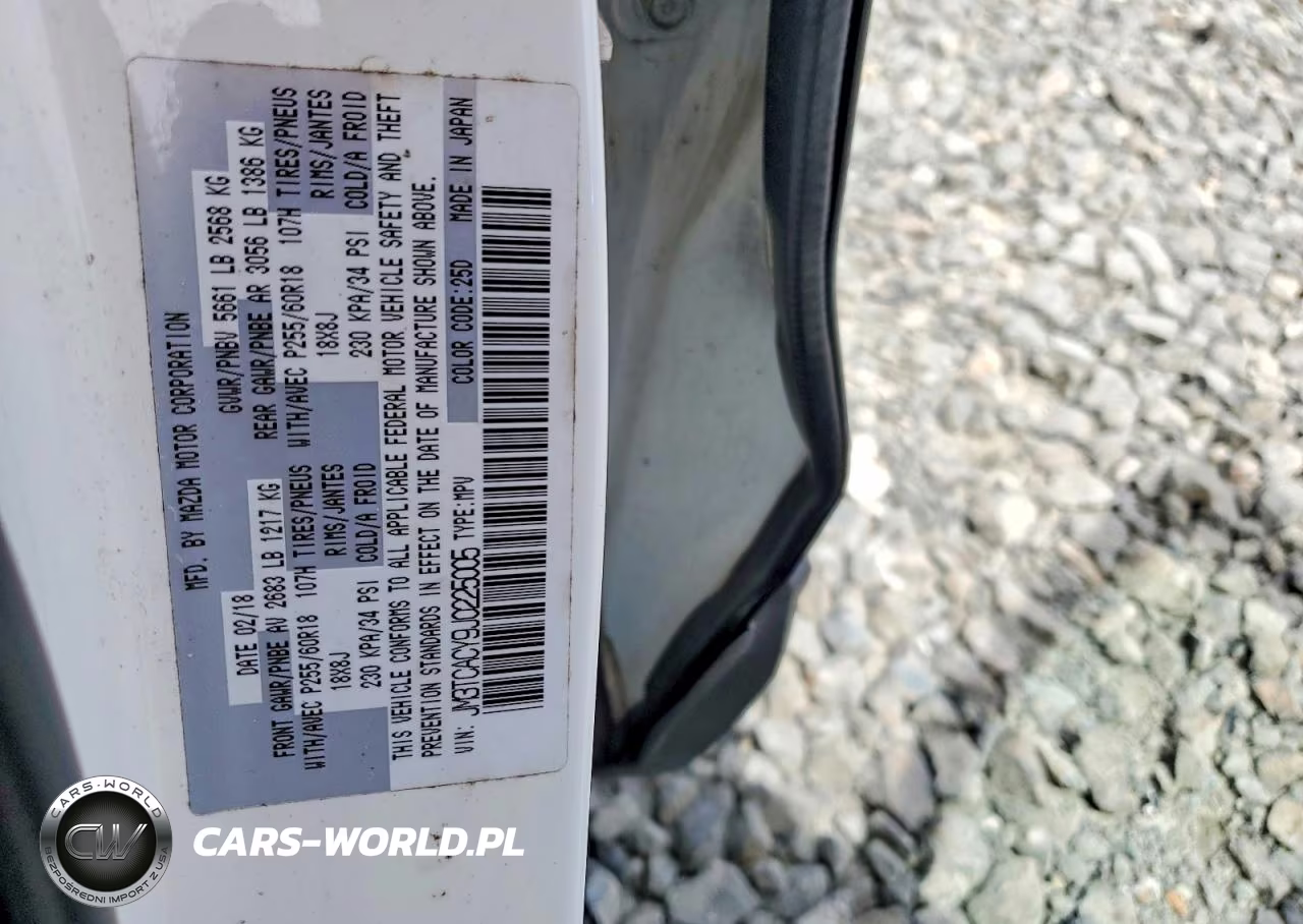 2018 Mazda Cx-9 Touring VIN:JM3TCACY9J0225005 - 13