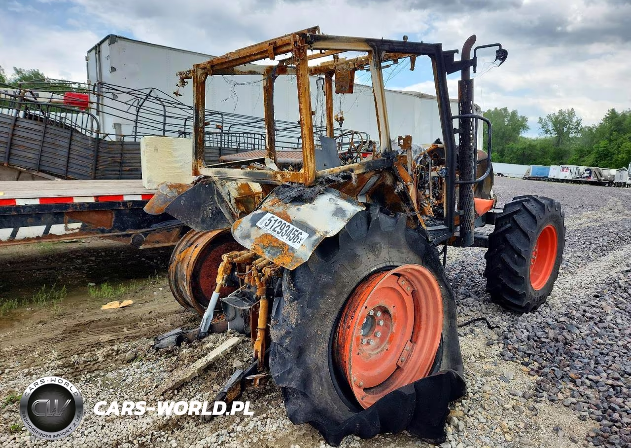 2012 Kubota M100X Mfwd Tractor VIN:50936 - 4