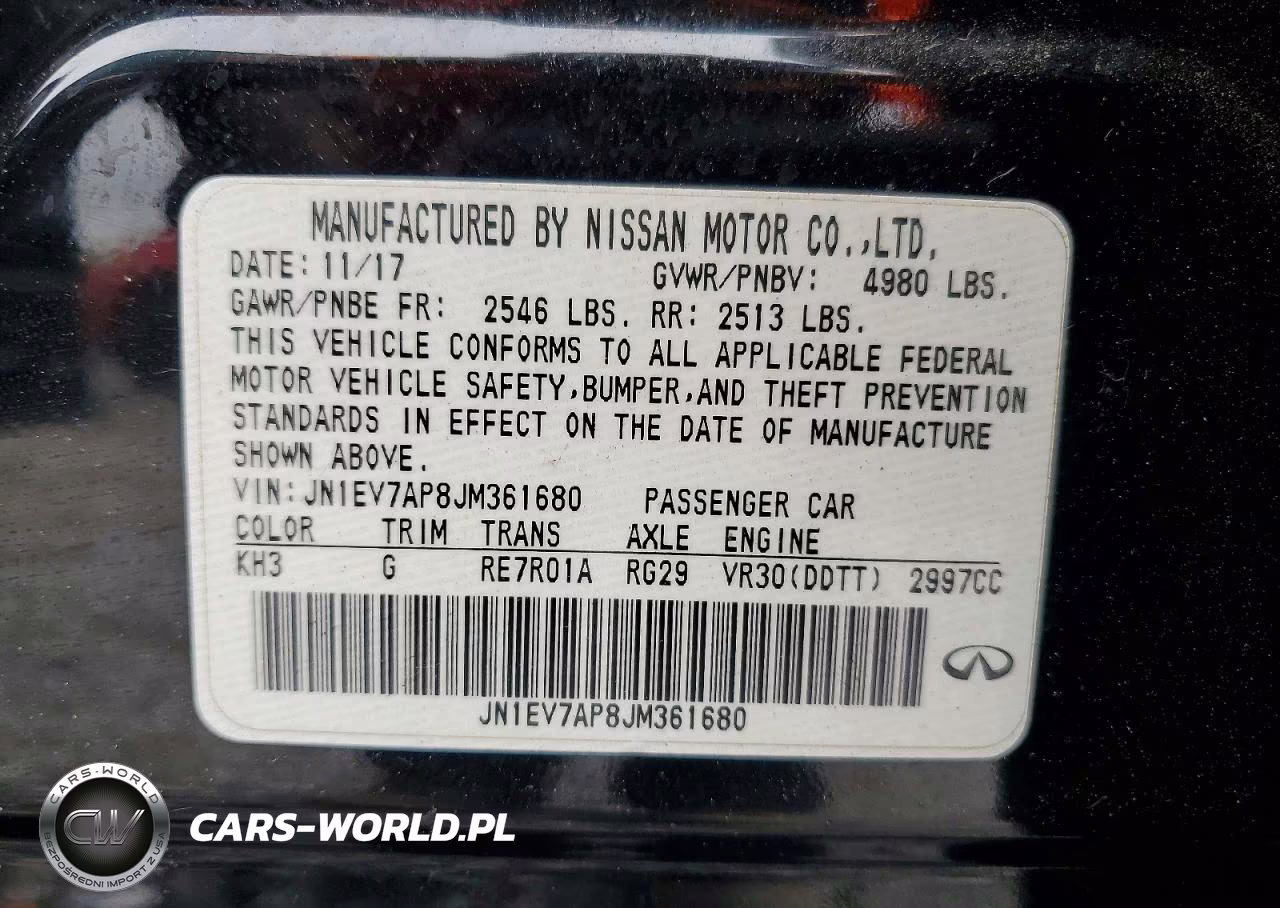 2018 Infiniti Q50 3.0T Luxe VIN:JN1EV7AP8JM361680 - 12