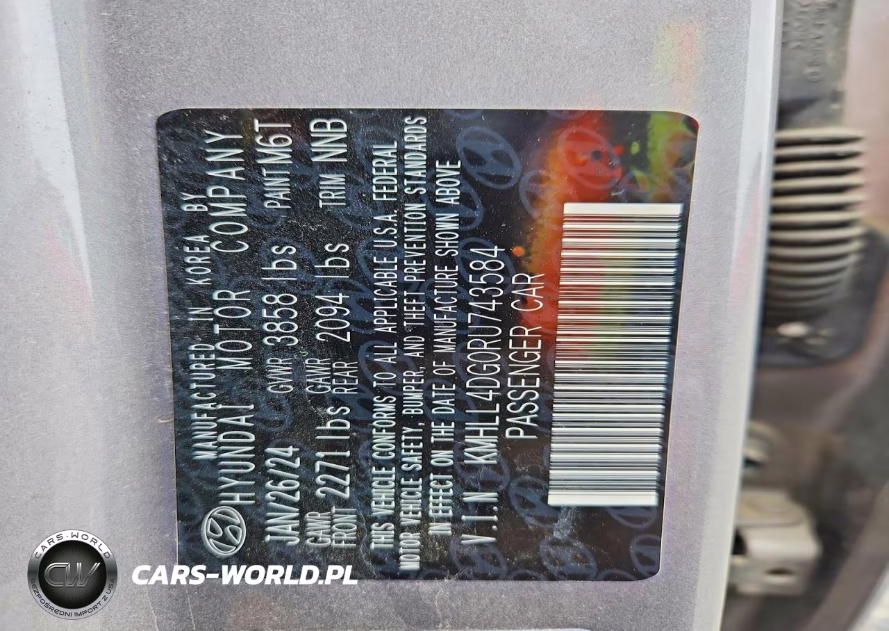 2024 Hyundai Elantra Se VIN:KMHLL4DG0RU743584 - 12