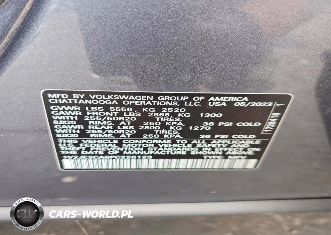 2023 Volkswagen Atlas Cross Sport Se VIN:1V2JE2CA8PC226123 - 13