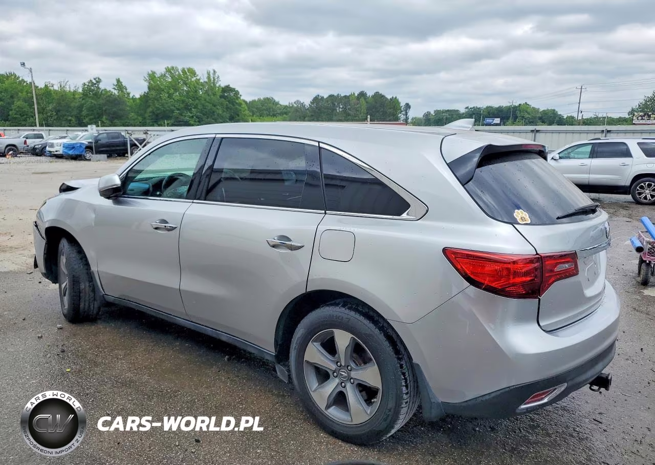2014 Acura Mdx VIN:5FRYD3H2XEB017684 - 2