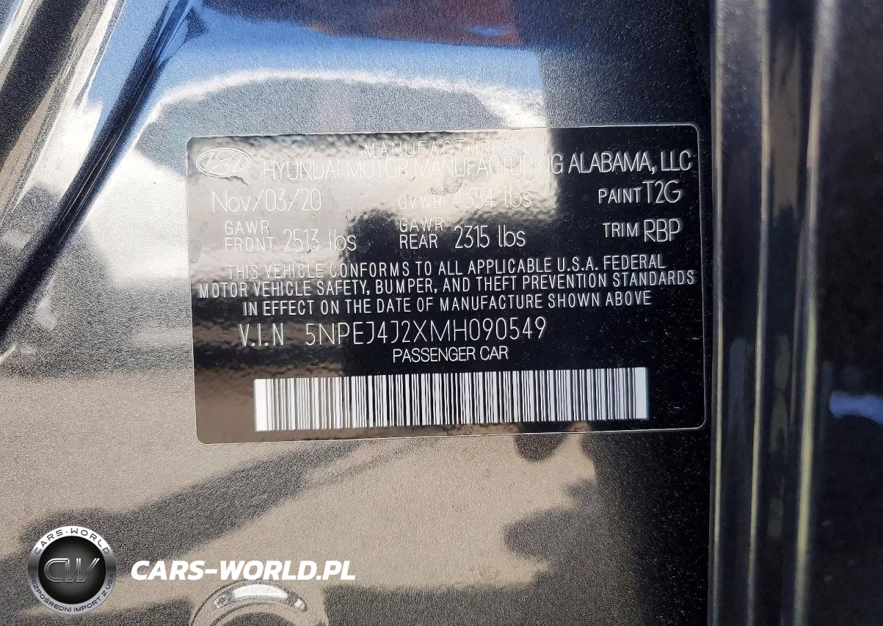 2021 Hyundai Sonata Sel Plus VIN:5NPEJ4J2XMH090549 - 12