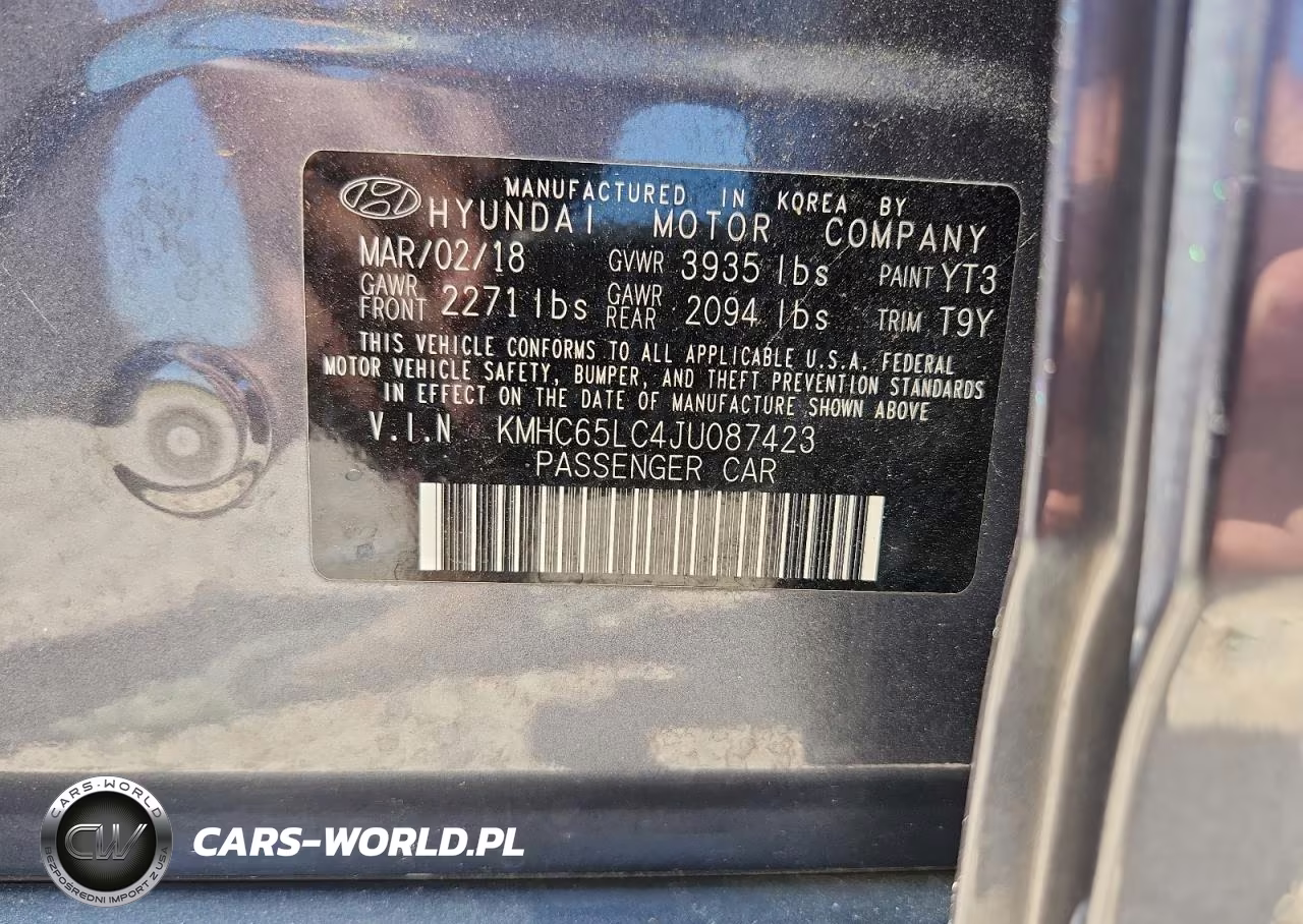 2018 Hyundai Ioniq Blue VIN:KMHC65LC4JU087423 - 12