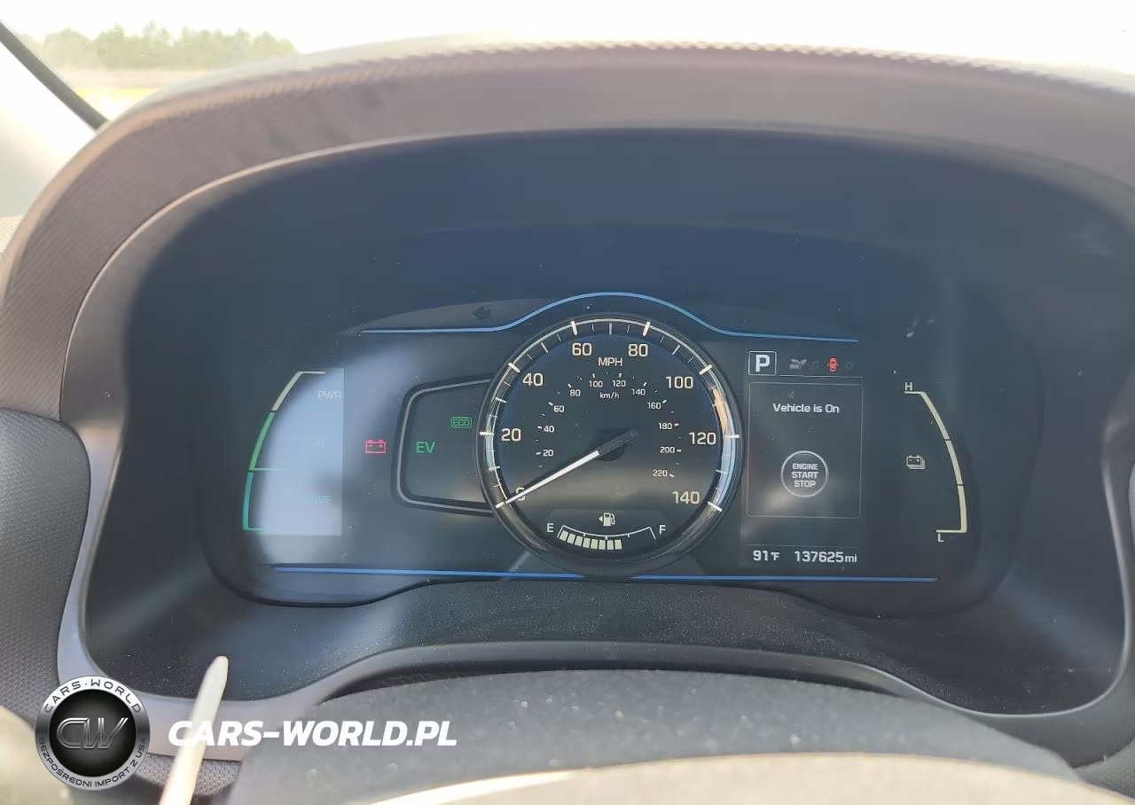 2018 Hyundai Ioniq Blue VIN:KMHC65LC4JU087423 - 9