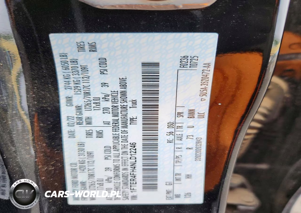 2022 Ford Ranger Xl VIN:1FTER4FH4NLD12246 - 13