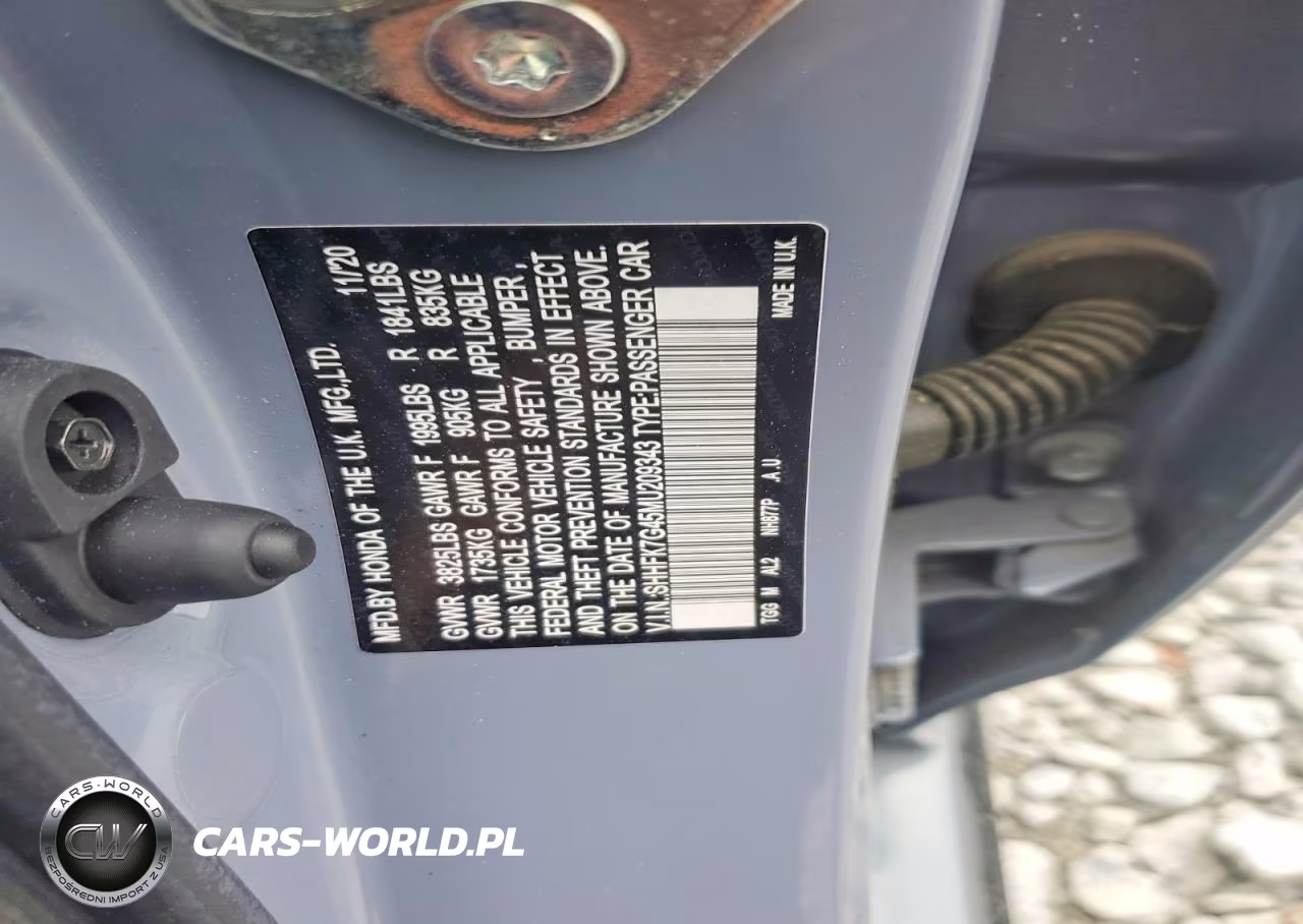 2021 Honda Civic Sport VIN:SHHFK7G45MU209343 - 12
