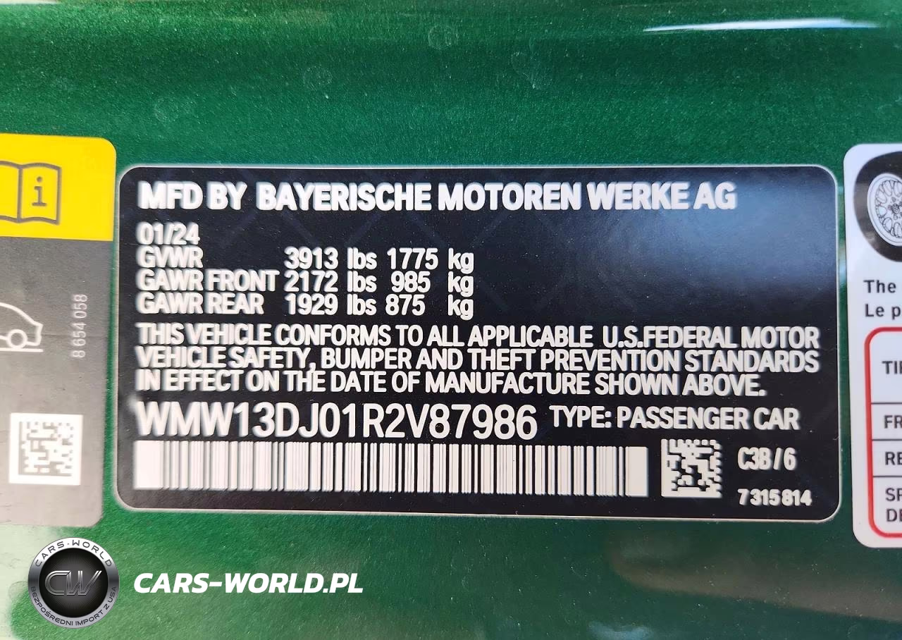 2024 Mini Cooper Se VIN:WMW13DJ01R2V87986 - 12