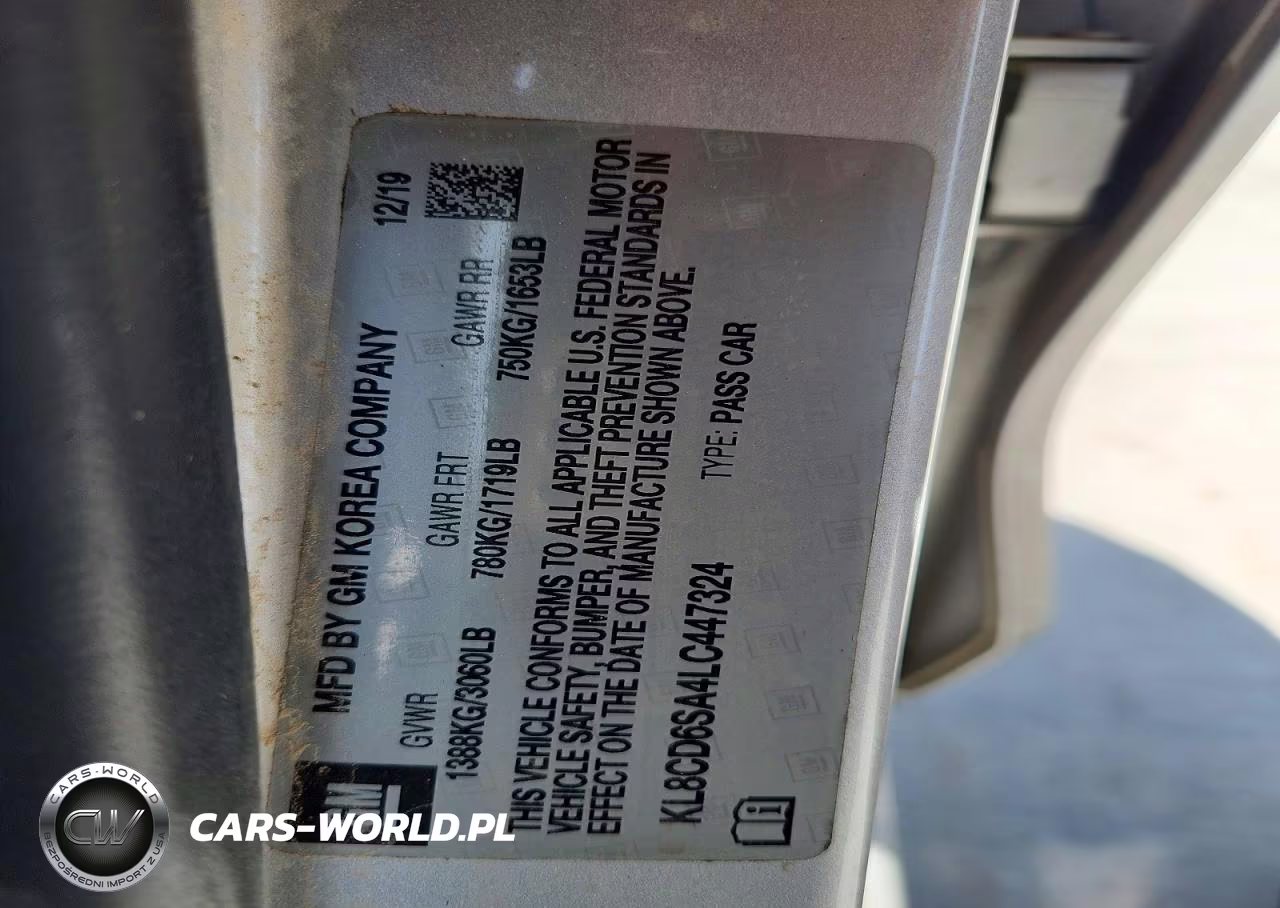 2020 Chevrolet Spark 1Lt VIN:KL8CD6SA4LC447324 - 12