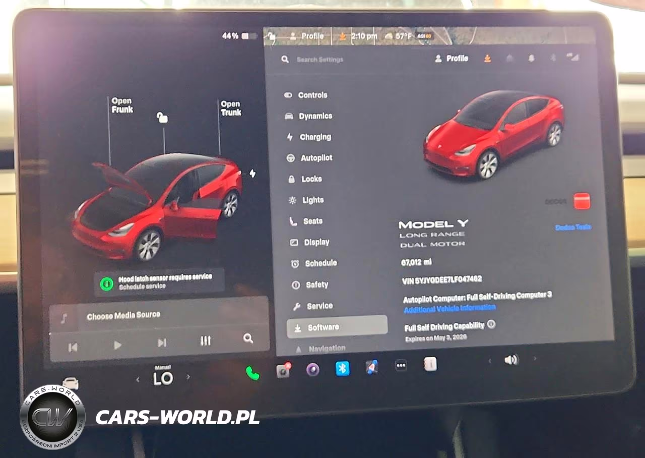 2020 Tesla Model Y VIN:5YJYGDEE7LF047462 - 9