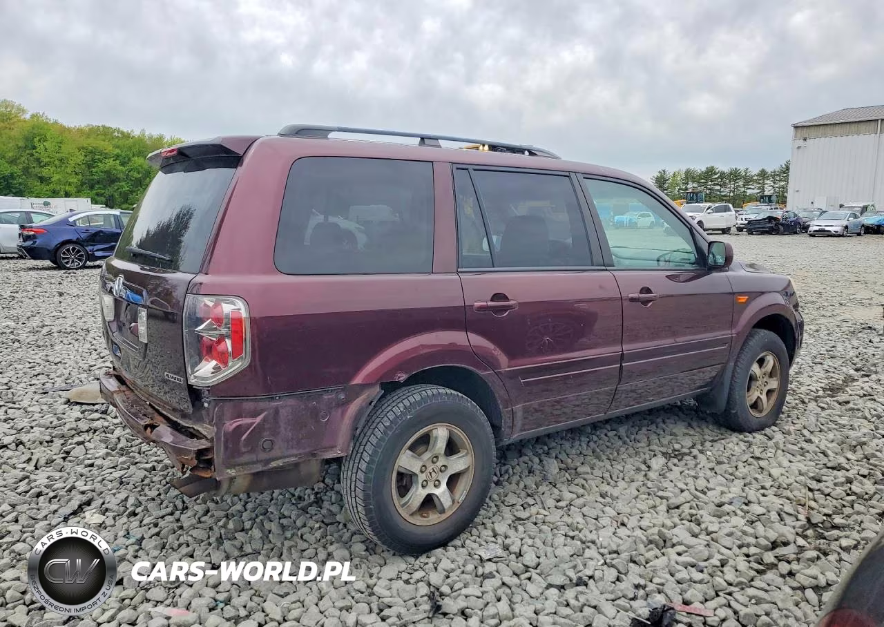 2008 Honda Pilot Exl VIN:5FNYF18708B038382 - 3