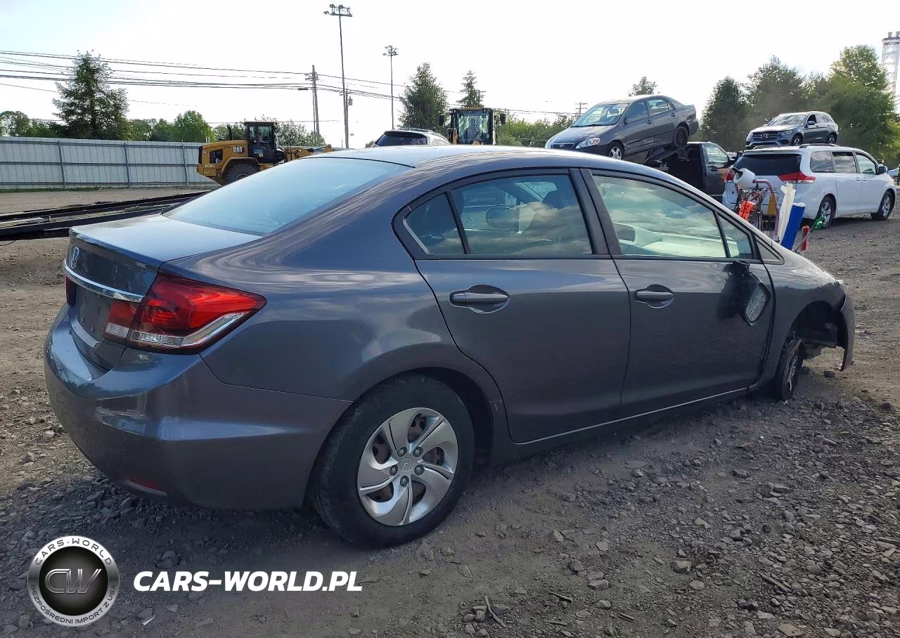 2014 Honda Civic Lx VIN:2HGFB2F52EH513550 - 3