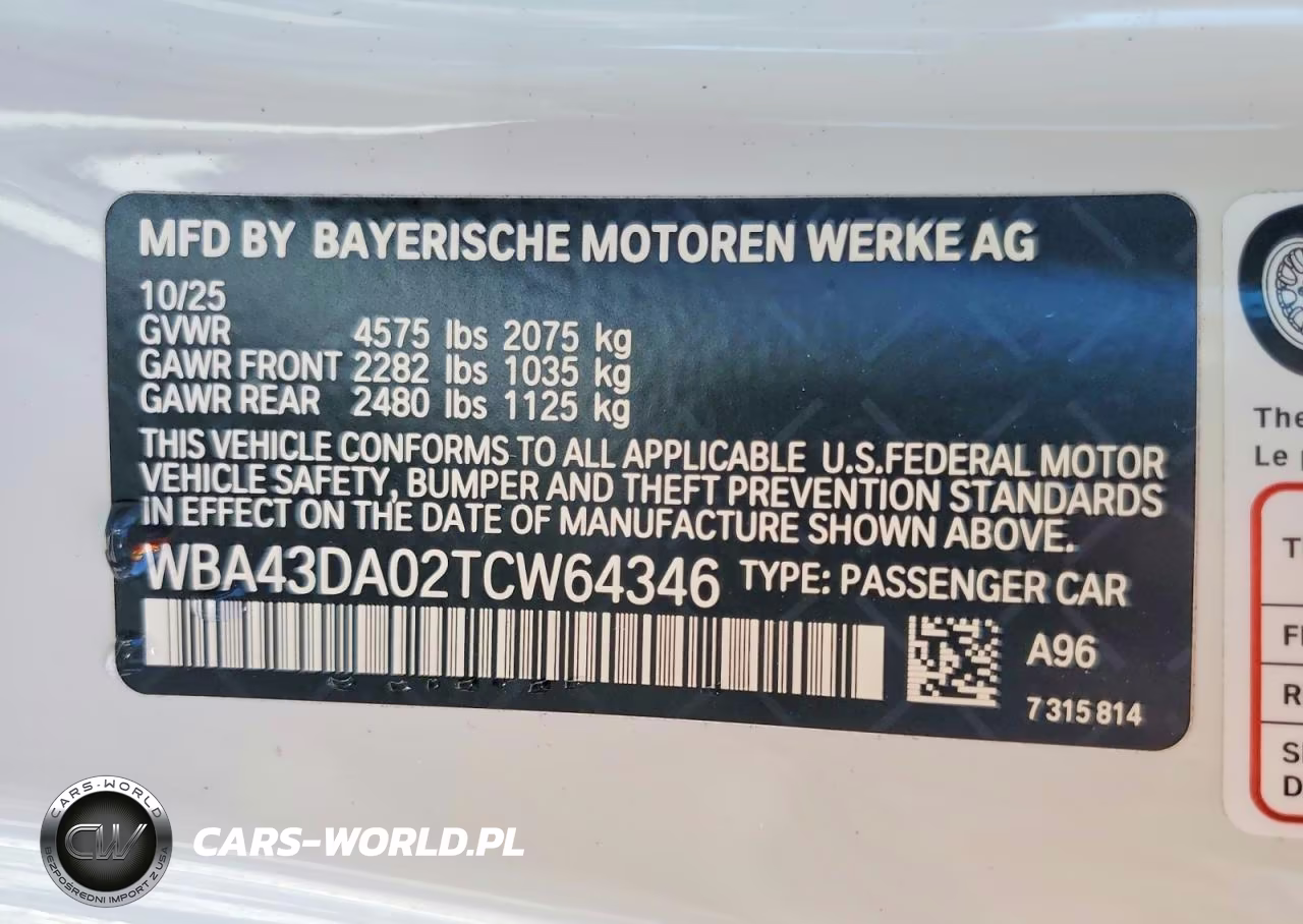 2026 B M W 4 Series 2D Coupe 430I Msport VIN:WBA43DA02TCW64346 - 12