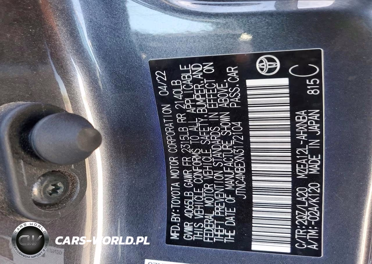 2022 Toyota Corolla Xse VIN:JTNC4MBEXN3172104 - 13