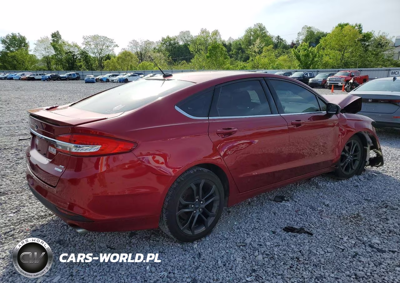2018 Ford Fusion Se VIN:3FA6P0HD3JR230524 - 3