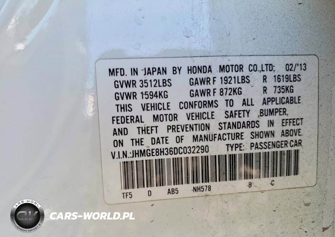 2013 Honda Fit VIN:JHMGE8H36DC032290 - 12