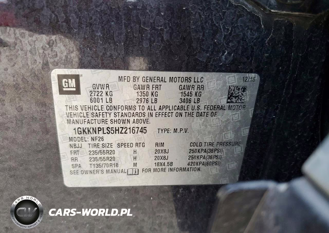 2017 GMC Acadia Denali VIN:1GKKNPLS5HZ216745 - 14