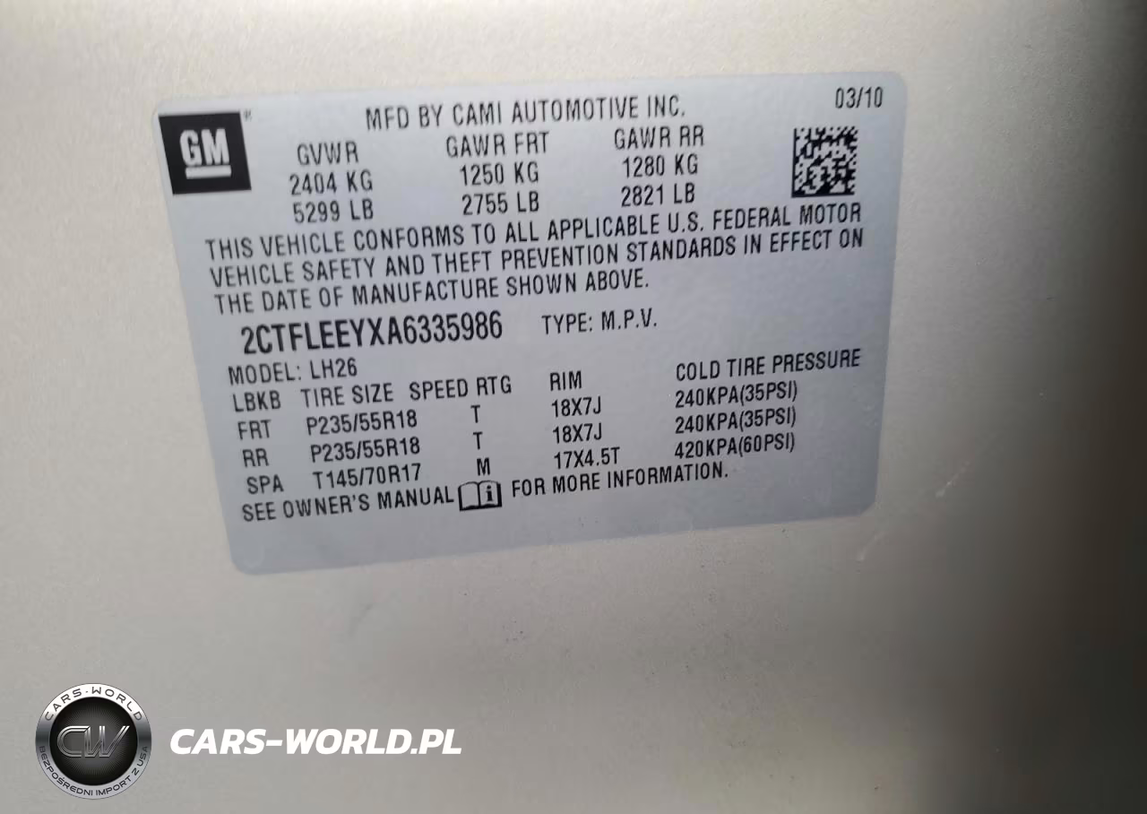 2010 GMC TERRAIN SLE-2 VIN:2CTFLEEYXA6335986 - 12