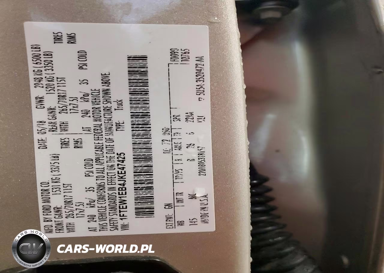 2018 Ford F150 Supercrew VIN:1FTEW1EB4JKE47425 - 12