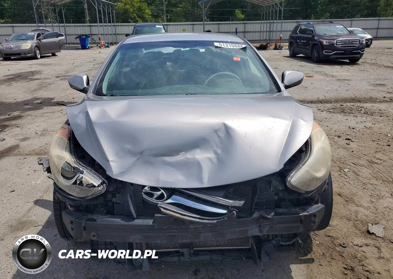 2012 Hyundai Elantra Gls VIN:KMHDH4AE2CU259433 - 5