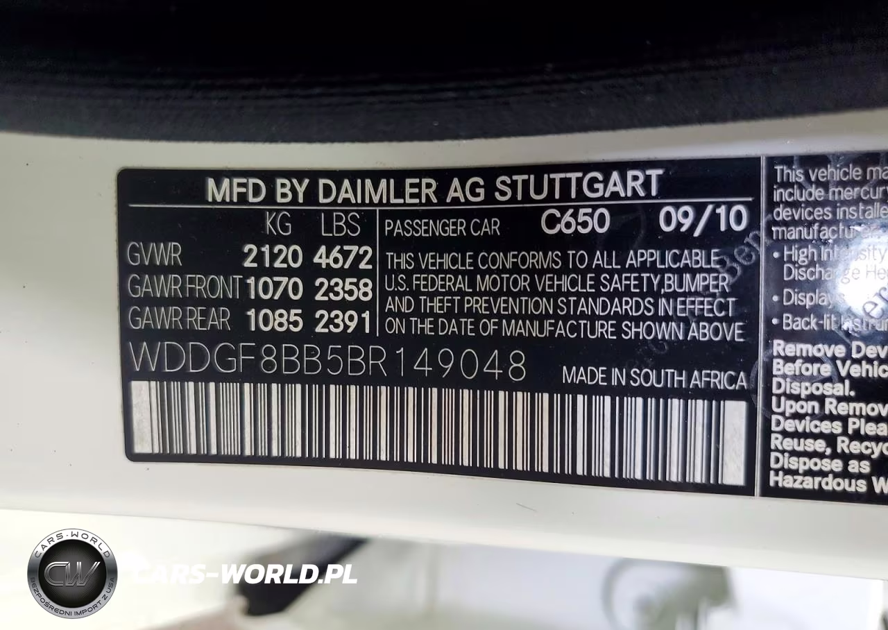 2011 Mercedes-Benz C 300 4Matic VIN:WDDGF8BB5BR149048 - 12