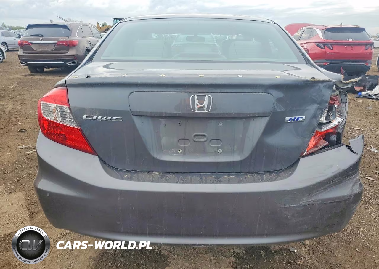 2012 Honda Civic Hf VIN:2HGFB2F66CH319951 - 6